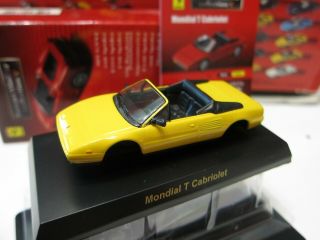 Kyosho - Ferrari Minicar 5 - Mondial T Cabriolet - Yellow 1/64 - Mini Car - D12
