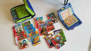 Leapfrog Leappad Learning System With 15 Books And Cartridges Read