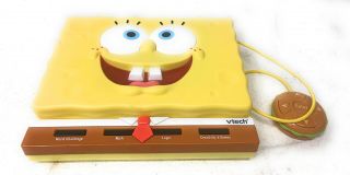 Spongebob Squarepants Vtech Laptop Talking Learning Toy 3