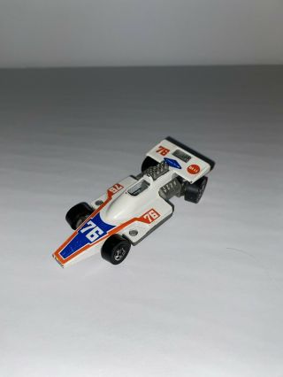 Mattel Hot Wheels Redline 1975 Formula 5000 76 Goodyear Race Car White