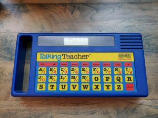 Vintage Talking Teacher Electronic Learning 1985 Coleco Circuit Bend