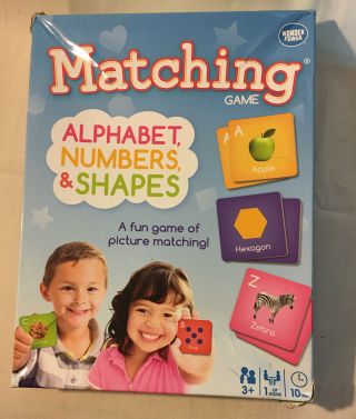 Wonder Forge Matching Game Learn Alphabet Numbers And Shapes 3 Experiences In 1
