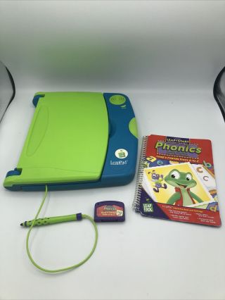 Leap Frog Leappad Learning System W/ Pen Tablet & Learning Phonics Bk & Cartridg