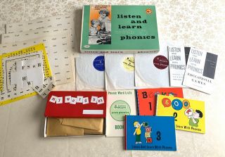 Vintage Listen And Learn With Phonics In W Records Read