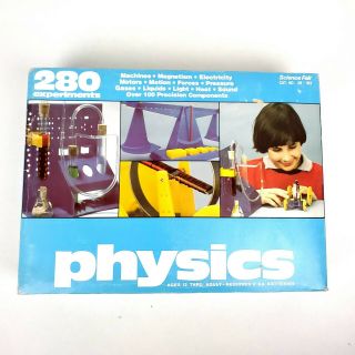 Vintage Science Fair Physics 280 Experiments Radio Shack Kit Complete