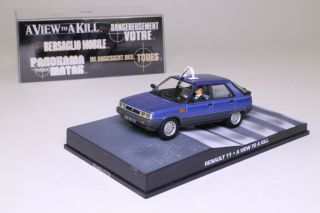 James Bond 53: Renault 11 Taxi From A View To A Kill Whole Car; Boxed
