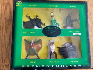 Batman Forever - Applause Pvc 6 Figure Set - Robin,  Two - Face,  Riddler,  (4171)