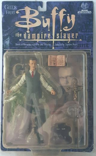 Giles From Buffy The Vampire Slayer 6 " Action Figure Mac Clayburn Moore 2000
