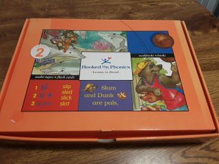 Hooked On Phonics Level 2 Box Reading W/cassette Tapes,  Books,  Learn To Read