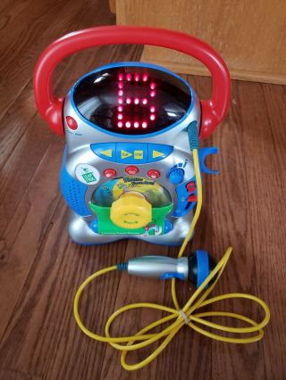 Leapfrog Learning Screen Karaoke Toy With Microphone 4 Games System Songs