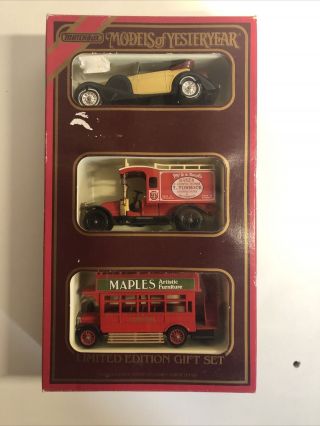 Matchbox Models Of Yesteryear 3 Pack Limited Edition Gift Set