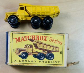 Matchbox Regular Wheels 6 Euclid Quarry Truck With D Box