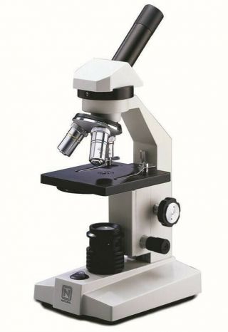 National Optical 131 Microscope & The Microscope Book By Levine & Johnston