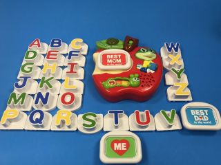 Leap Frog Tads Fridge Phonics Magnet Alphabet Apple Toy 26 Letters Great
