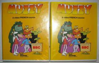 Muzzy Bbc Language Course For Children French,  English Vhs,  Cassettes Complete