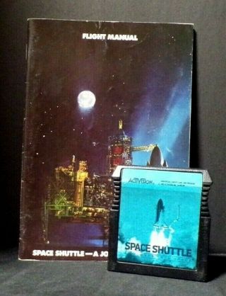 Space Shuttle Cartridge For Atari 400/800/800xl/1200xl/xe