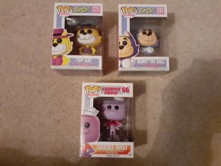Funko Pop Hannah Barbera Top Cat 278 Benny The Ball 280 Squiddly Diddly 66 Boxed