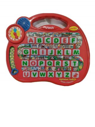 Vtech Touch And Discover Alphabet Town - 8 Different Educational Activities