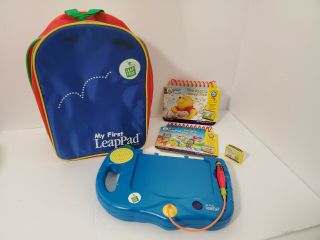 Leap Frog Pink My First Leap Pad System,  Case,  1 Games And 2 Books