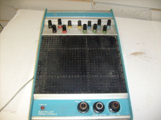 Vintage Bell & Howell Schools Electro - Lab Design Console Powers On