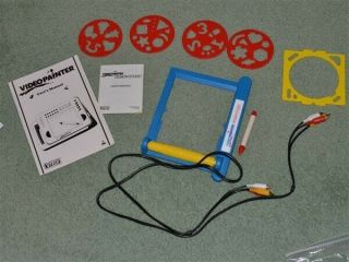 Vintage VTech 1991 Video Painter TV Drawing Pad with RCA Cable 2