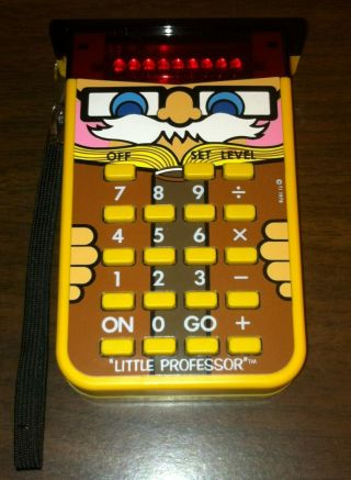 1978 Texas Instruments Little Professor Learning Calculator With Strap