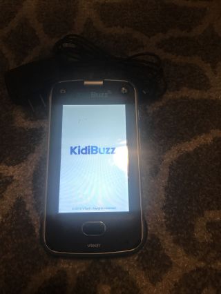 VTech KIDIBUZZ model 1695 Hand - Held Smart Device for Kids Black KIDI BUZZ 7.  E1 2