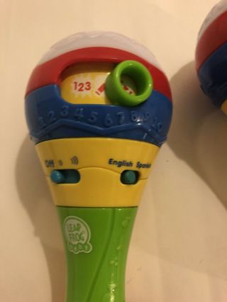 Leap Frog Learn & Groove Counting Maracas Bilingual Learning 2005 Baby Toddler 2