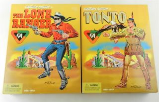 Captain Action 9004 The Lone Ranger & Tonto Figures Dolls - Played With T158
