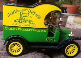 John Deere 1912 Ford Model T Delivery Car 1:24 Gearbox Bank With Key