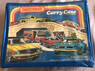 Vintage 1978 Lesney Matchbox Carry Case With 24 Models