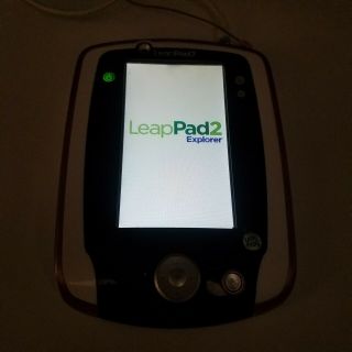 Leapfrog Leappad 2 Explorer System Tablet Battery Powered W/ Stylus Usb Cable