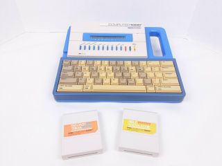 Vintage Vtech Precomputer 1000 Educational Electronics Computer With Two Games