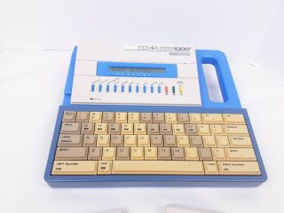 Vintage VTech PreComputer 1000 Educational Electronics Computer With Two Games 2