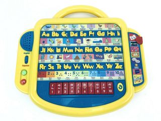 Alphabet And Numbers Electronic Interactive Learning Game English & Spanish
