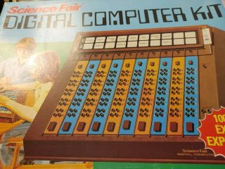 1977 Radio Shack Tandy Science Fair Digital Computer Kit Cat No.  28 - 218