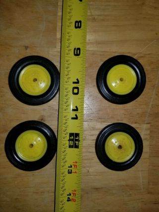 Toy Tractor Wheels 1/16 Scale Plastic