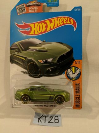 Hot Wheels Muscle Mania 2015 Ford Mustang Gt (kt28)