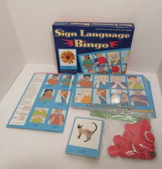 Sign Language Bingo By Garlic Press,  Learn 48 Common Words,  Rn: Gp - 160
