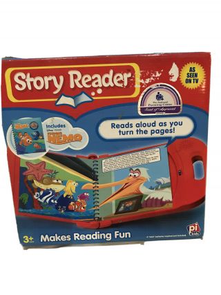 Story Reader Read - Along Finding Nemo Book And Cartridge Box Learning Toy
