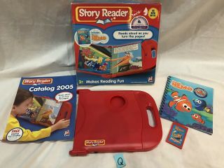 Story Reader read - along Finding Nemo book and cartridge Box Learning Toy 3