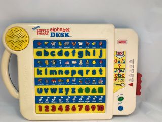 Vintage Vtech Little Smart Alphabet Desk - Numbers,  Letters,  Spelling,  Reading,