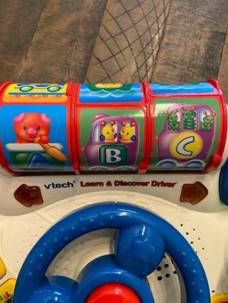 Vtech Learn and Discover Driver Children ' s Learning Toy Lights & Sounds V Tech 2