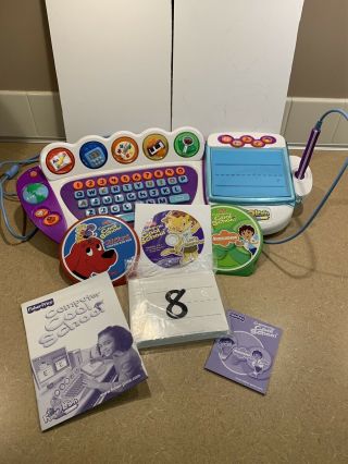 Fisher - Price Fun2learn Computer Cool School Education Homeschool W/ 3 Games