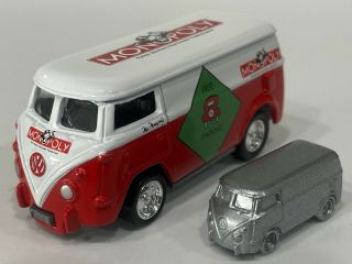 Johnny Lightning Monopoly Vw Bus With Game Token Loose