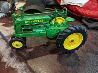 Vintage John Deere Model A Die - Cast Metal Tractor 1:16 Scale Ertl