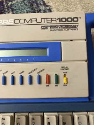 Vintage 1988 VTech PreComputer 1000 Educational Computer Toy 2