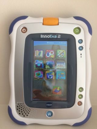Vtech Innotab 2 Touch Screen Learning Tablet With 3 Games Cartridges French