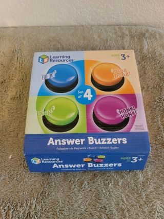 Learning Resources Answer Buzzers Set Of 4