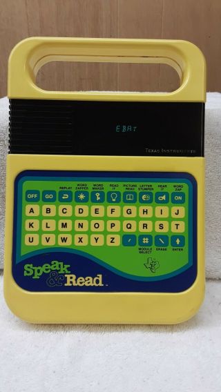 Texas Instruments Speak And Read No Books Or Add Ons